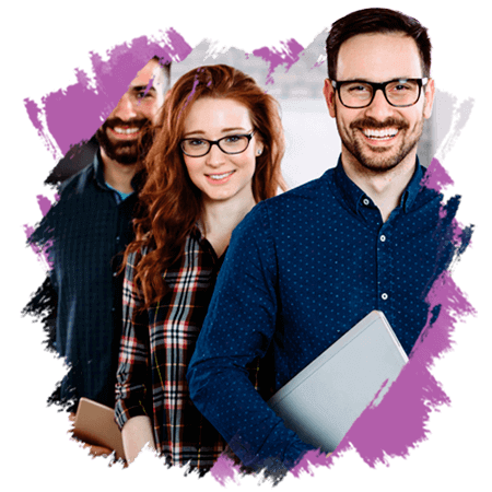 Família feliz em casa